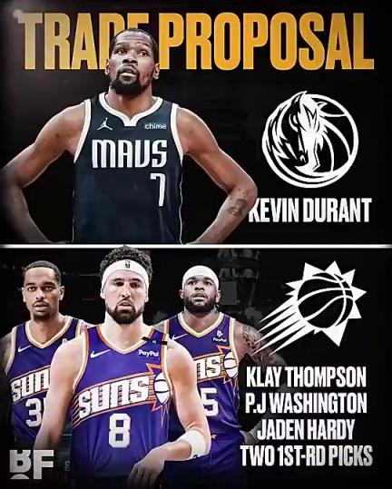 和歐文濃眉組三巨？美媒：獨行俠可用克萊+PJ+哈迪+倆首輪換KD-